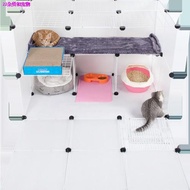 ❈✴Cat Dog Pet DIY Villa Home Exercise Cage Anti-slip Fence Enclosure Sangkar Kucing