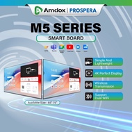 Amdox M5 Series Display TV (65 / 75 Inch) + Heavy Duty Mobile Bracket Stand Smart Board 8GB Ram