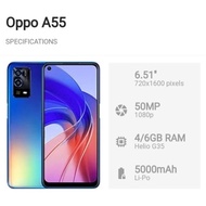 BBC225- OPPO A55 RAM 4 64 DAN A16 A53 4 128