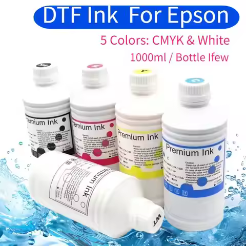 1000ML DTF Ink for EPSON Xp15000 L18050 ET8550 DTF Printer Ink Dtf Transfer Film L800 L1800 L8050 I3