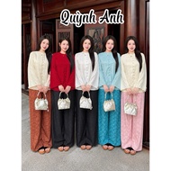 Quynh Anh Dharma Dress - Silk Brocade Chrysanthemum dangs ba ba Elegant Details QA91