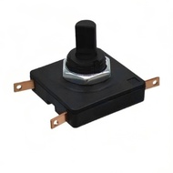 5PCS Square 3-Pin 3-Gear Rotary Switch DC250V 6A DC125V 10A High Current Speed Control Switch for El