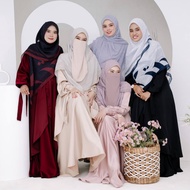 DRESS FIONA SATIN READY STOCK ABAYA DRESS FIONA