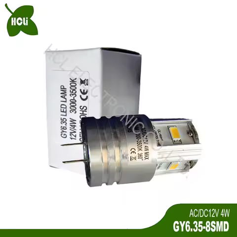 High Power 4W AC/DC12V GY6 GY6.35 G6.35 G6 G4 Led Bulb Interior LED Lighting Reading Lights Chandeli