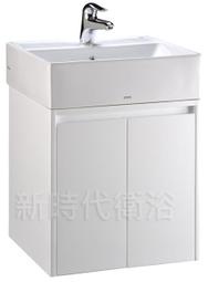 [ 新時代衛浴 ] TOTO-L710CGU臉盆搭配浴櫃，發泡板鋼琴烤漆浴櫃，高品質710A