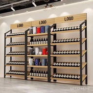 Gift Showcase Shopping Mall Shelves Red Wine Bags Shoe Store Shoe Rack Red Wine Makeup Shirt Display