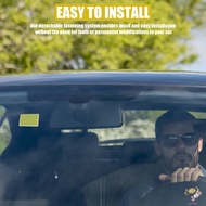 Plastic Clip Support for EZ Pass Easy Installation IC Card Holder for Secure Toll Pass Placement