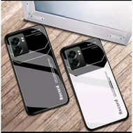 Case Oppo a77s / A77 4G tempered glass casing fashion silicone casing