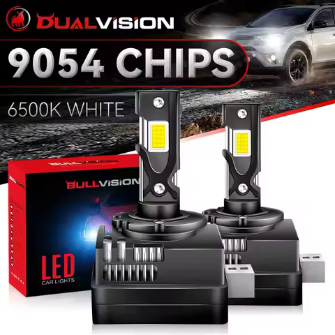 Dualvision D3S LED D1S Canbus HID D2S D4S D1R D2R D3R D4R Car Headlight Bulbs 9054 CSP Chip 6500K 1: