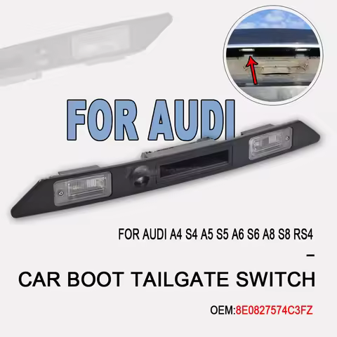 New Trunk Tailgate Handle Switch Light For Audi A3 8P A4 B6 B7 Avant A5 A6 C6 A8 S3 S4 S5 S6 S8 Quat
