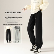 Women's Lightweight Black Sport Pants - Spring/Autumn Ready, Slim Fit