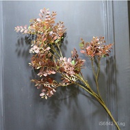 12Artificial Sycamore Leaves Red Flower Elm Tree Leaves Sycamore Flower Leaves Red Elm Tree Window D