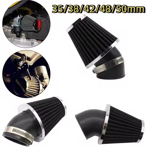 Universal Air Filter 35/38/42/45/48/50mm Motorcycle Air Filter For 50cc 110cc 125cc 140cc Motorcycle