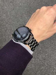 男女適用的20mm/22mm金屬手錶帶，兼容三星Watch4/5、華為Amazfit智能手錶