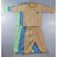 NEW BORN BABY CLOTHES SET BEAR LOGO NEW BORN 0 MONTH - 6 MONTH BAJU BABY MYKIDS