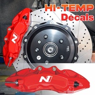 Reflective High Temperature Waterproof Car Brake Caliper Sticker For Hyundai i30 i20 Tucson Elantra