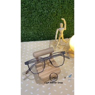 Korea Fashion Computer Glasses/ Kosong Cermin Mata Komputer Pakai - Grey (codeZN3678)