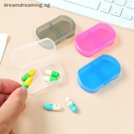 # BIG SALE # Pill Box Mini Pill Case 2 Grids Tablet Pill Organizer Case Dispenser Travel Tablet Hold