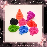 ORAVELLE | PORTABLE FOLDABLE SILICONE FUNNEL SILICONE WATER FUNNEL/ MULTIPURPOSE OIL FUNNEL SILICONE
