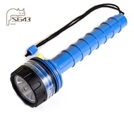 Scuba Diving Light Underwater Waterproof LED Diving Light Long Shot Salvage Light Professional Power