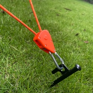 4mm Thick 4m Long Canopy Wind Rope Draw Rope Pulley Adjuster Tent Fixed Reflective Wind Rope Lift Ro