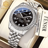 Watch for Men Original Waterproof Automatic Non-mechanical Quartz Watch Men's Couple Watch 2023 New High-end Business Brand Watch Luxury Diamond Wristwatch