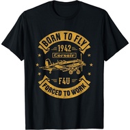 Corsair F4U Ww2 Plane Aircraft Aviation Airplane Tshirt Gift