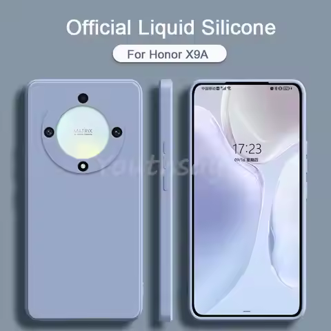 For Honor X9A Case Silicone Liquid Original For Honor X9A X8A X7A X9 X8 Cover TPU Protector Case Hon