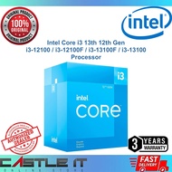 Intel Core i3 13th 12th Gen 12100 / i3-12100F / 13100F / 13100 Processor 4 Cores 8 Threads UHD 730