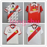 retro 1986 96 97 18 19 Red River Casa Fuera White Red Soccer Shirt Clothing S-XXL