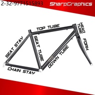 mountainpeak frame Cole Commencal Mountainpeak Bike Frame Brand Sticker Decal