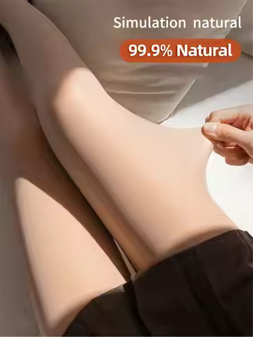 Fashionable Glossy Tights Two Thickness Options Fleece Lined Warm Pantyhose For Women Warm Fleece Ti
