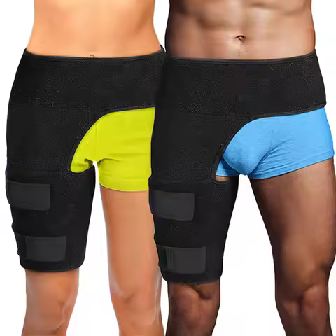 Hip and Groin Brace Sciatica Brace Bursitis Hip Pain Relief for Women and Men Hip Flexor Compression
