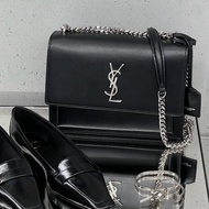 超便宜🈶️購證❤️ #YSL #黑銀 #sunset #日落包 #中號