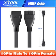 2024 XTOOL Diagnostic OBD2 Cable Extension OBD2 Cable 16Pin Male To 16Pin Female obd2 Connector Diag