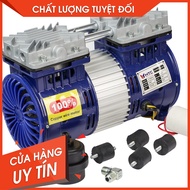 Đầu máy nén khí motor đồng không dầu Công suất thực 600W tốc độ 1450v/phút hiệu HTC HTC600HD