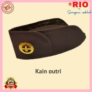 Peci Topi pramuka penegakpembina putra / putri plus emblim
