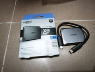 Crucial X9 Pro 4TB 便攜式 外置 External SSD