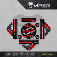 Stiker Sangkar Motif WE ARE ONE EBOD JAYA Decal Tebok Sangkar Burung Batman Lovebird Pleci Variasi