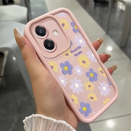 Case For OPPO A3 4G A3 Pro 5G A3X 4G A3X 5G A40 A60 5G Beautiful Garden Phone Three-Color Silicone S