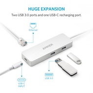 Brand New Anker Premium USB-C Hub with Ethernet and Power Delivery. Local SG Stock and warranty !!