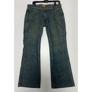 Women's James Preserved Denim Low Waist Jeans Y2K Style Vintage Secondhand Authentic Made in USA