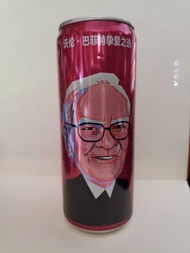 Edward Buffett Coca Cola Cherry 2017 年3 月7 日推出限量版股神畢菲特 Cherry Coke  ( 未開有水) 330 ml
