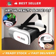 VR Box 2nd Generation VR Headset 3D Virtual Reality Glasses 2.0 VR For Mobile Phone Cermin Mata 3D M