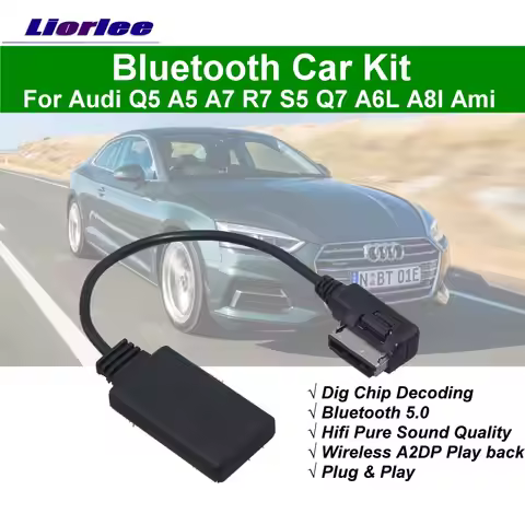 Bluetooth Car Kit For Audi Q5/A5/A7/S5/Q7/A6L Electronic Accessories BT Music Interface Wireless A2D