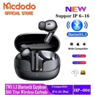 Mcdodo B05 True Wireless Earbuds TWS 5.3 Bluetooth Earphone 21h Music Time Support Game Microphone C