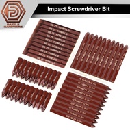 Impact screwdriver bit short long screw driver bit mata impact skru ketuk mata ketuk screwdriver imp