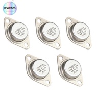 BVWHM 5Pcs 2N3055 Power Transistors, 2N3055 NPN 15A/60V Power Transistors, Transistors Set TO-3 Meta