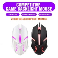 Usb Wired Gaming Mouse Suitable For Desktop And Laptop Computers, 3-button Usb Colorful W4d1