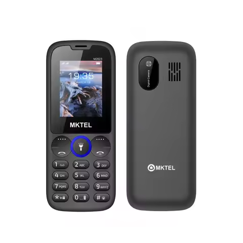 MKTEL Feature Phone with 1.77inch Display 800mAh Battery Dual SIM FM Radio Flashlight 0.08Mega Camer